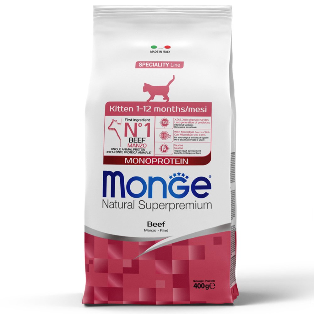 Monge Cat Monoprotein корм для котят с говядиной