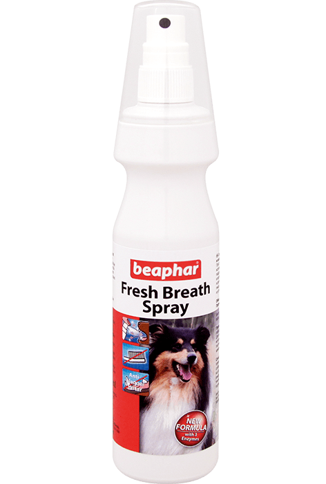 Beaphar Спрей Fresh Breath Spray для чистки зубов и освежения дыхания у собак 150 мл