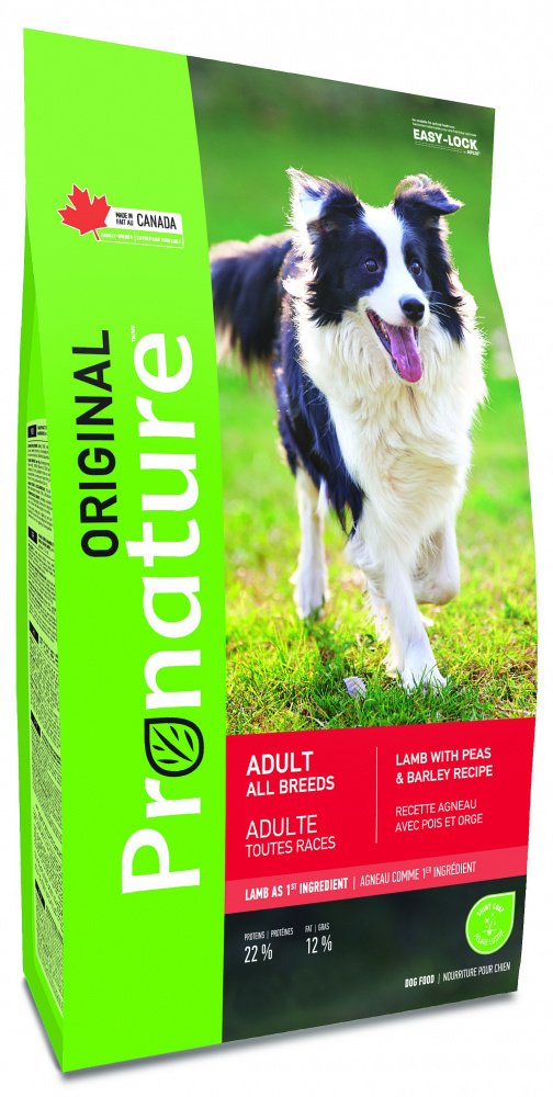 Pronature Original для собак всех пород, ягненок и ячмень