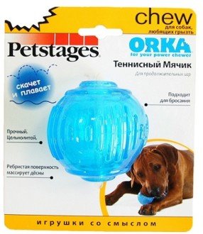 Petstages игрушка для собак «Орка теннисный мяч» 6 см