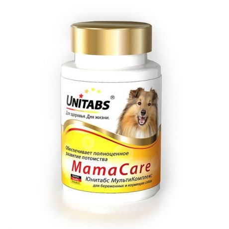 Юнитабс MamaCare с B9 для беременных собак 100 таблеток